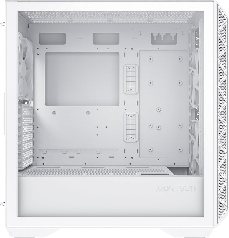 MONTECH AIR 903 Series, E-ATX Mid Tower Case, High Airflow, Fans Pre-Installed Gaming case (Air 903 Base White) - Image 2